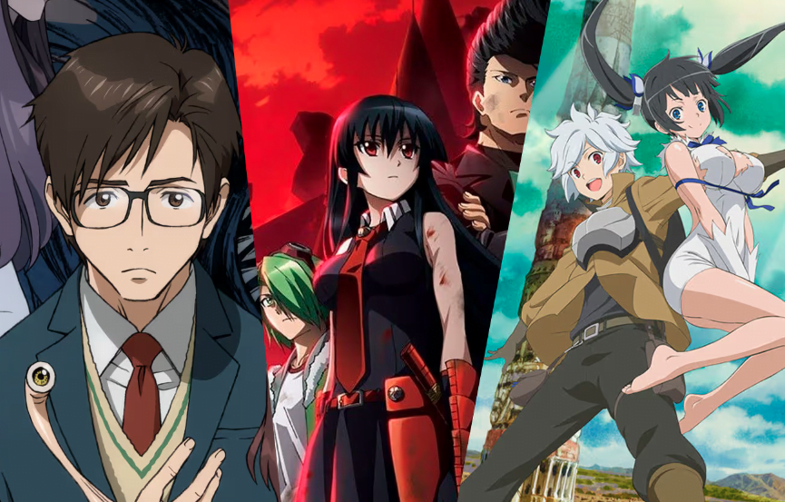 Séries Aclamadas Como 'Akame Ga Kill!', 'Parasyte' e 'DanMachi' Retornam à  Netflix Com Dublagem